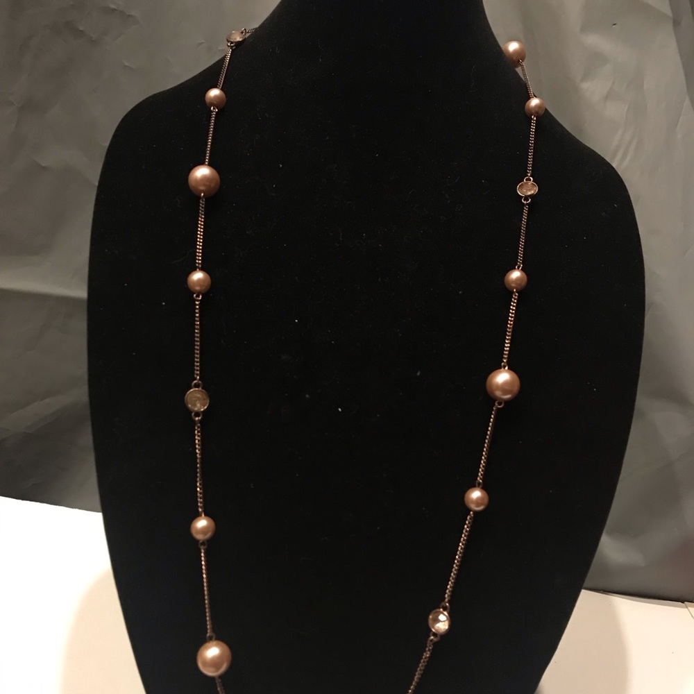 Long beaded necklace